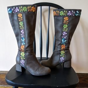 Modcloth Entirety Eclectic Knee High Boot